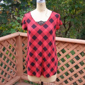 New LOGO LUNA by Lori Goldstein sleep shirt size S